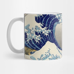 Hokusai vs Sunny Go Japanese artwork Mug